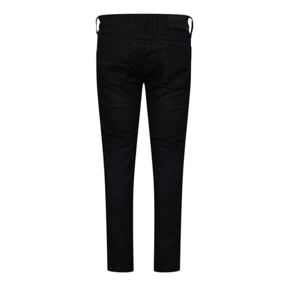 Blue - Back - Replay Mens Anbass Cotton Slim Jeans