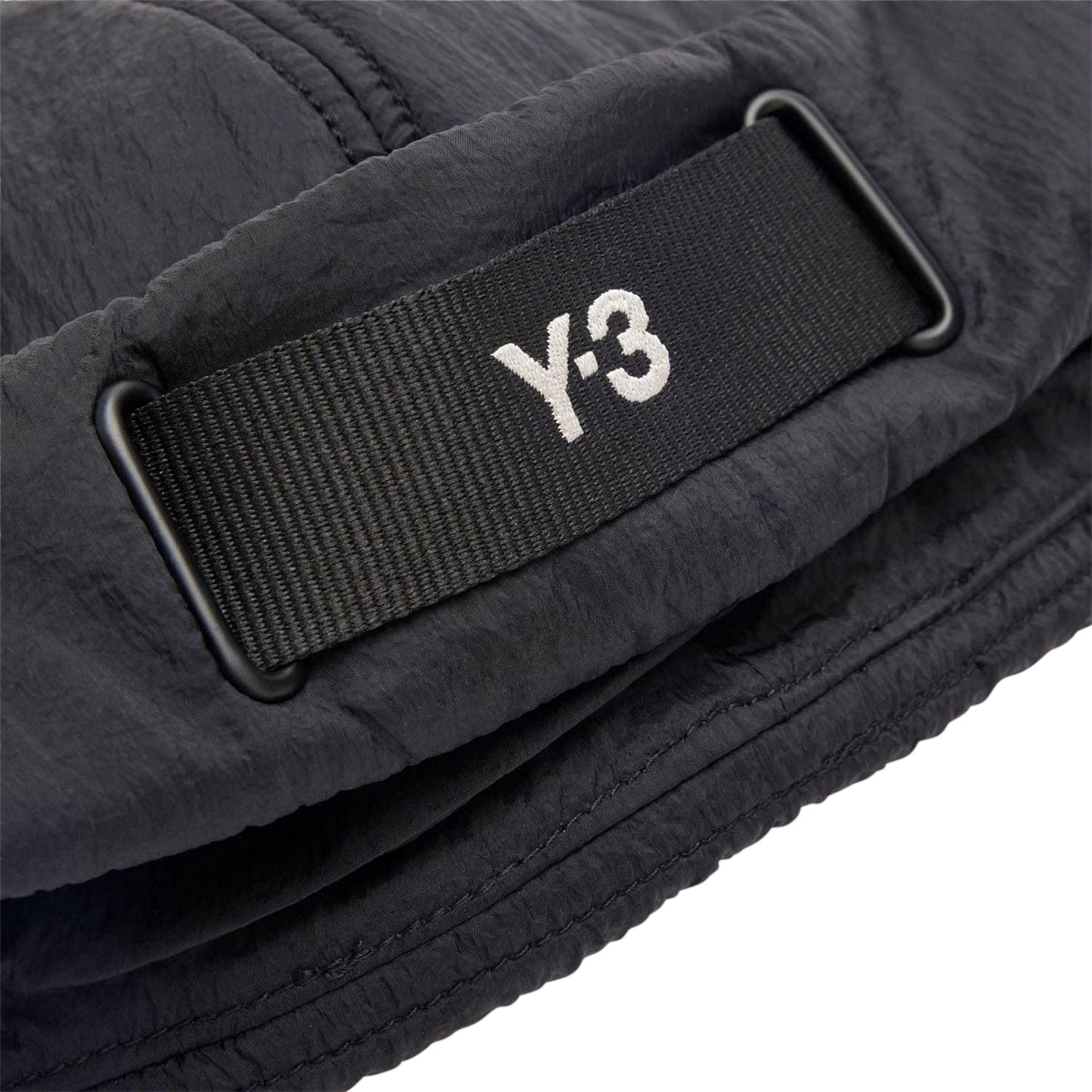 Black - Side - Y-3 Unisex Adult Padded Beanie