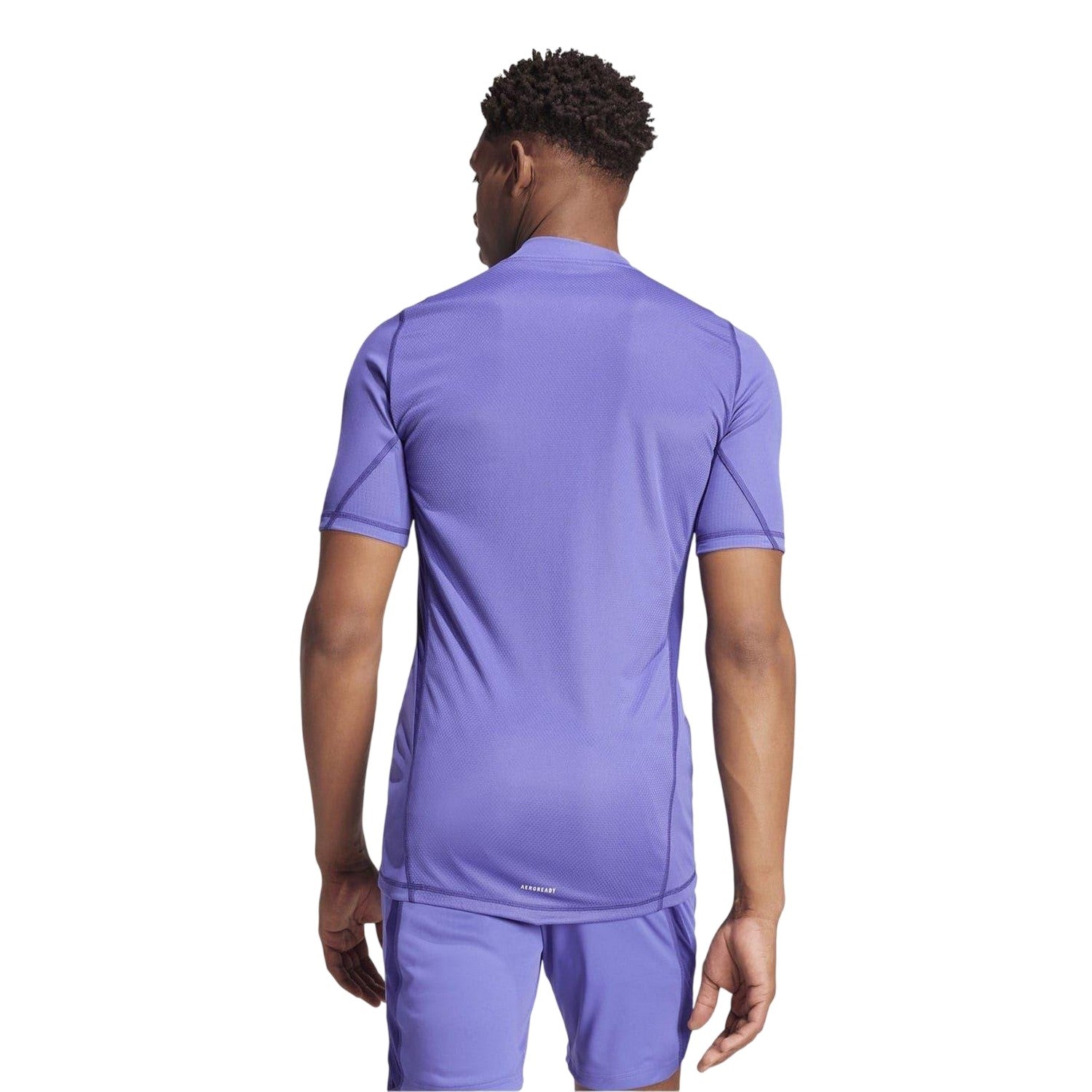 Purple - Pack Shot - Adidas Mens Tiro 24 Geometric Slim Goalkeeper Jersey