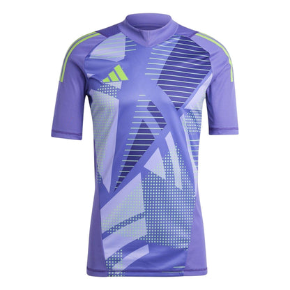 Purple - Front - Adidas Mens Tiro 24 Geometric Slim Goalkeeper Jersey