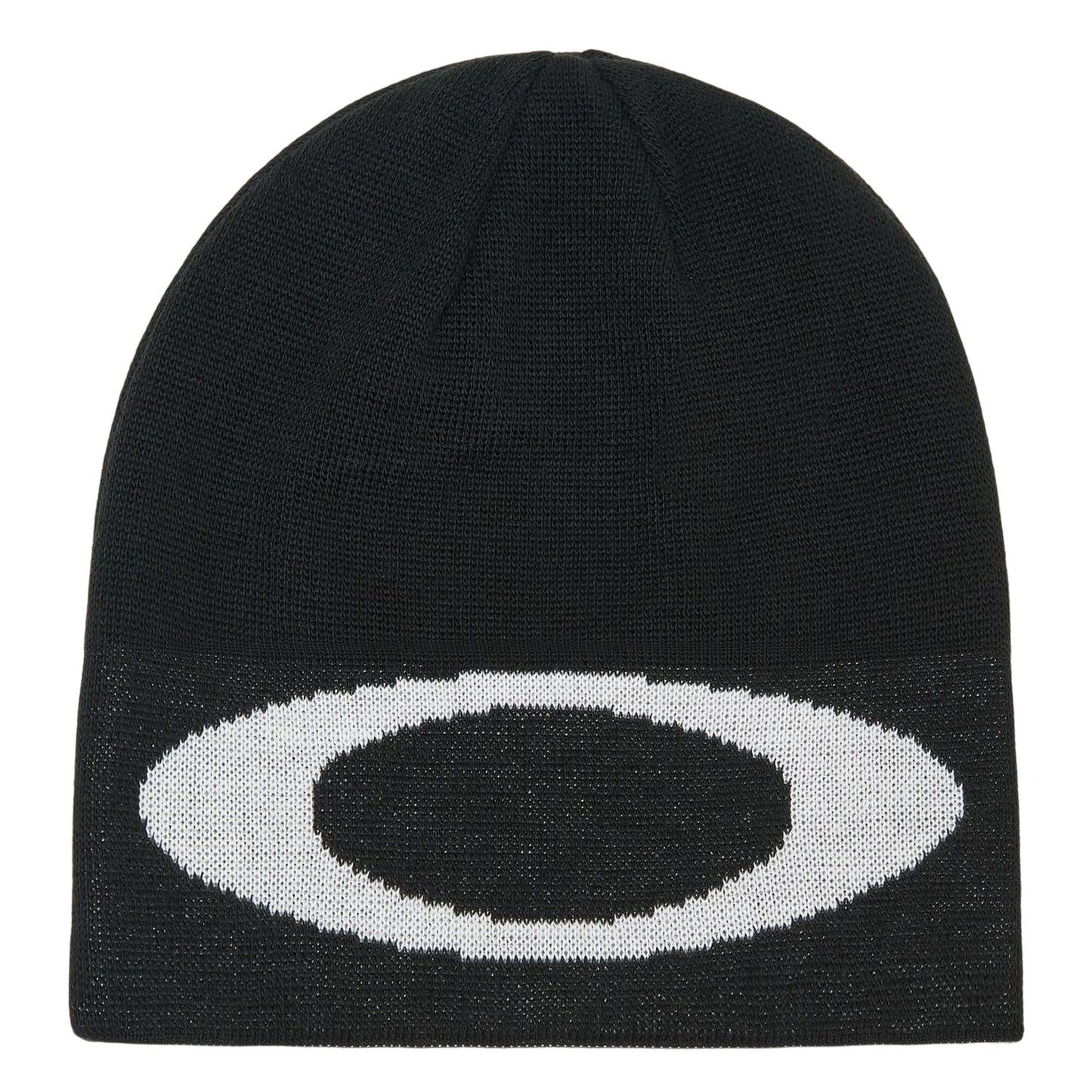 Black - Front - Oakley Ellipse Logo Soft Beanie