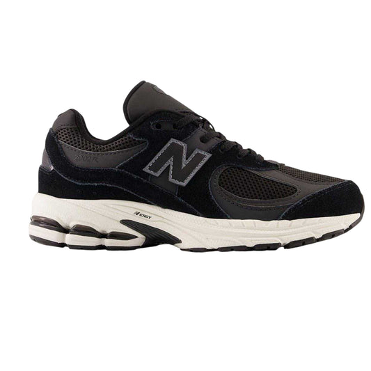 Black - Front - New Balance Childrens-Kids 2002 Suede Trainers