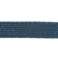 Navy - Side - Ted Baker Galan Cow Leather Woven Belt