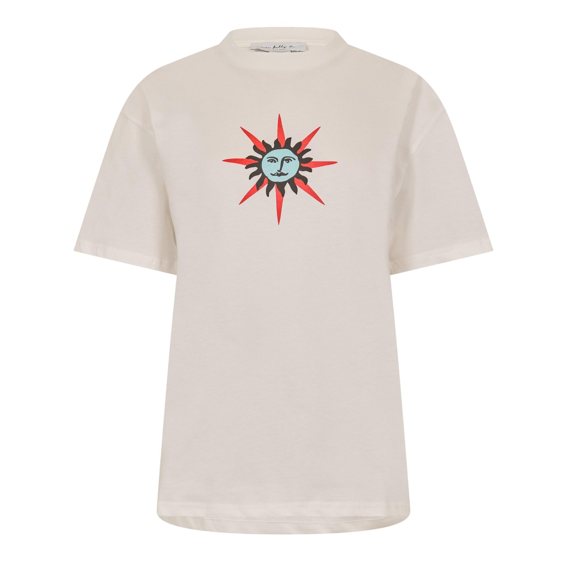 White - Front - Never Fully Dressed Womens-Ladies Morocco Sun T-Shirt