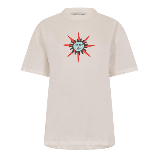 White - Front - Never Fully Dressed Womens-Ladies Morocco Sun T-Shirt