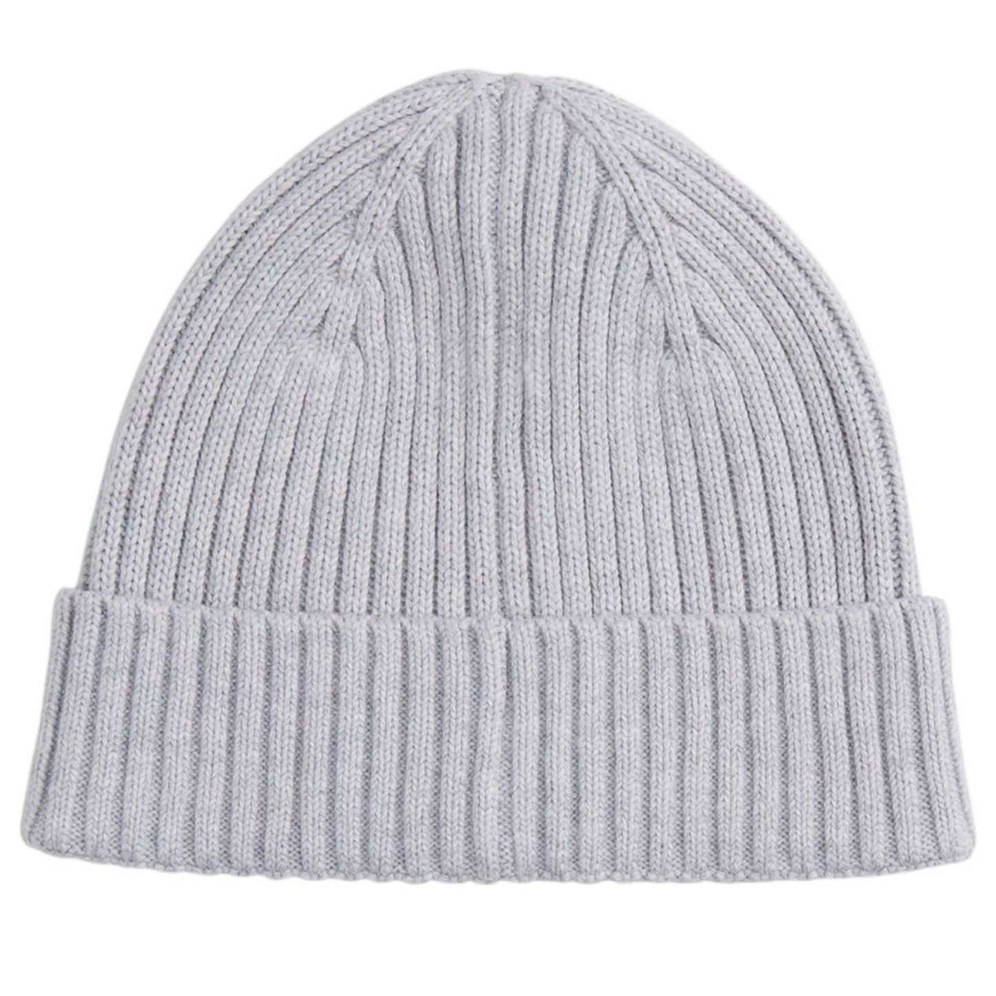 Grey - Back - Tommy Jeans Flag Logo Beanie
