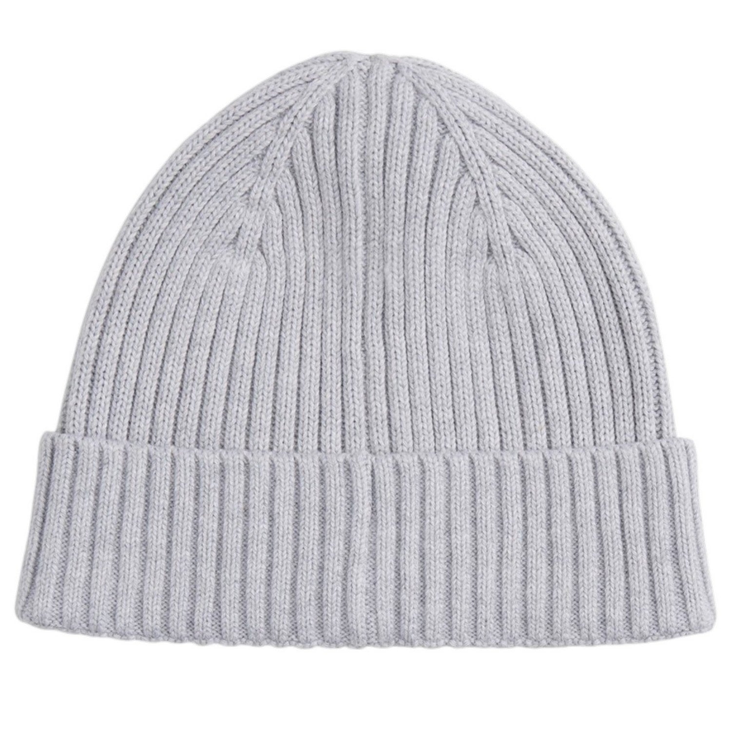 Grey - Back - Tommy Jeans Flag Logo Beanie