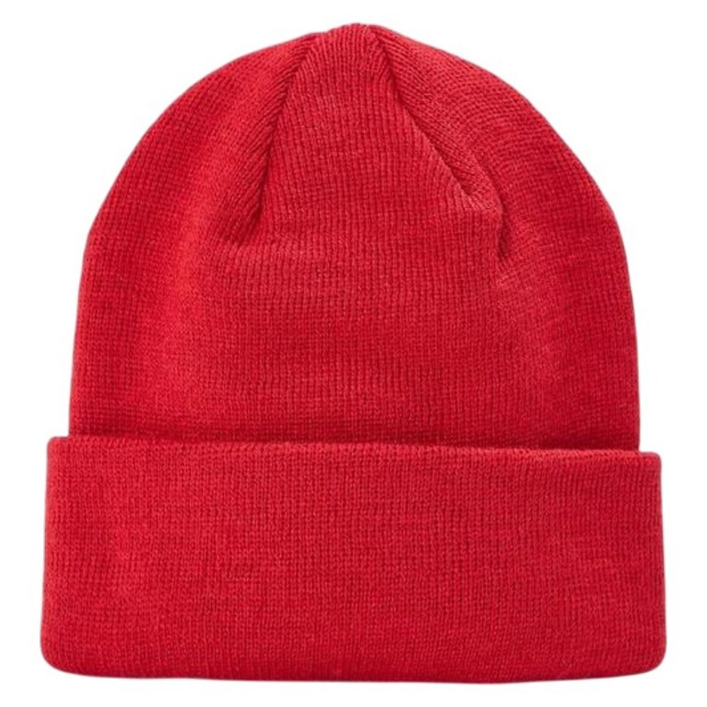 Red-White Print - Back - Liverpool FC Childrens-Kids Embroidered Logo Ribbed Beanie