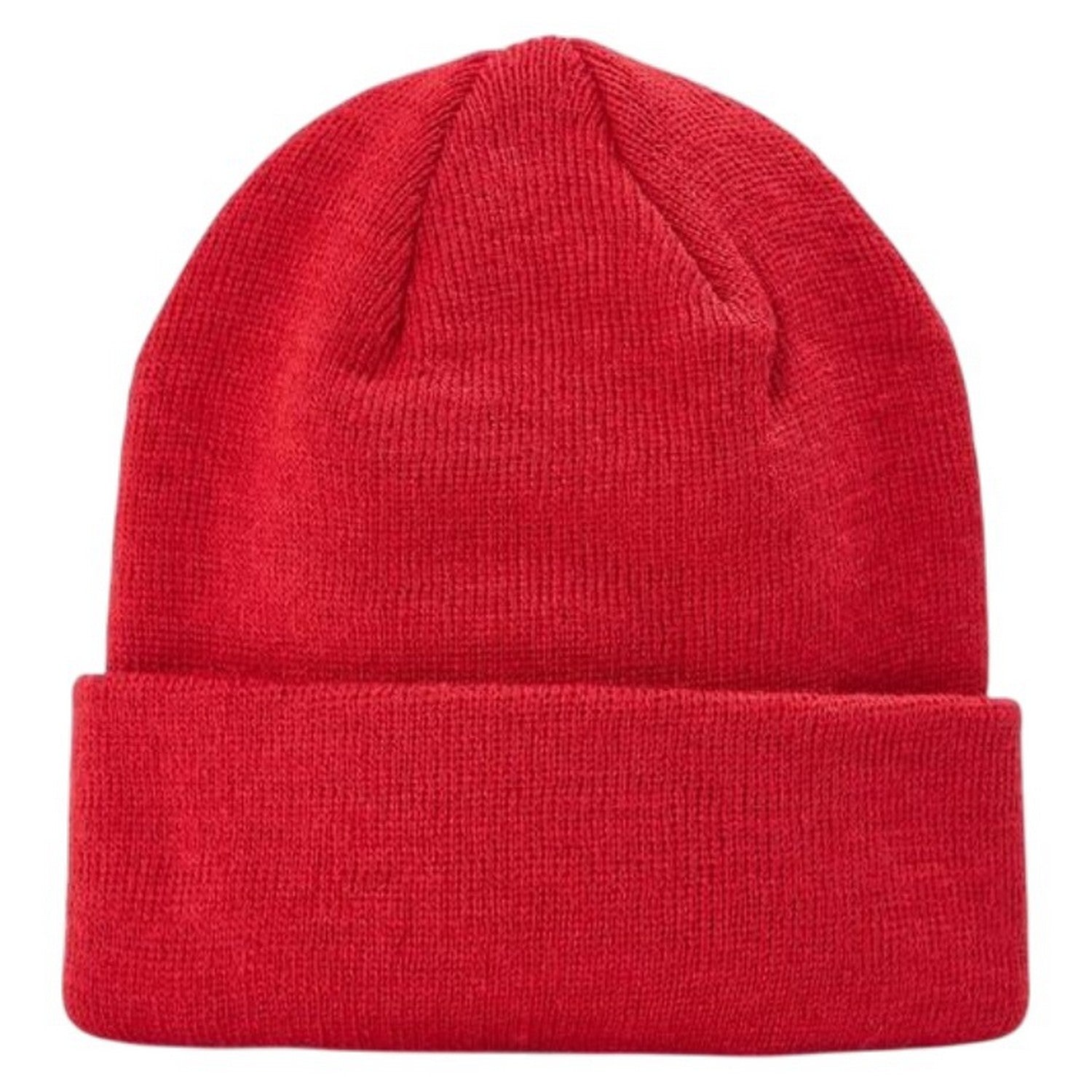 Red-White Print - Back - Liverpool FC Childrens-Kids Embroidered Logo Ribbed Beanie