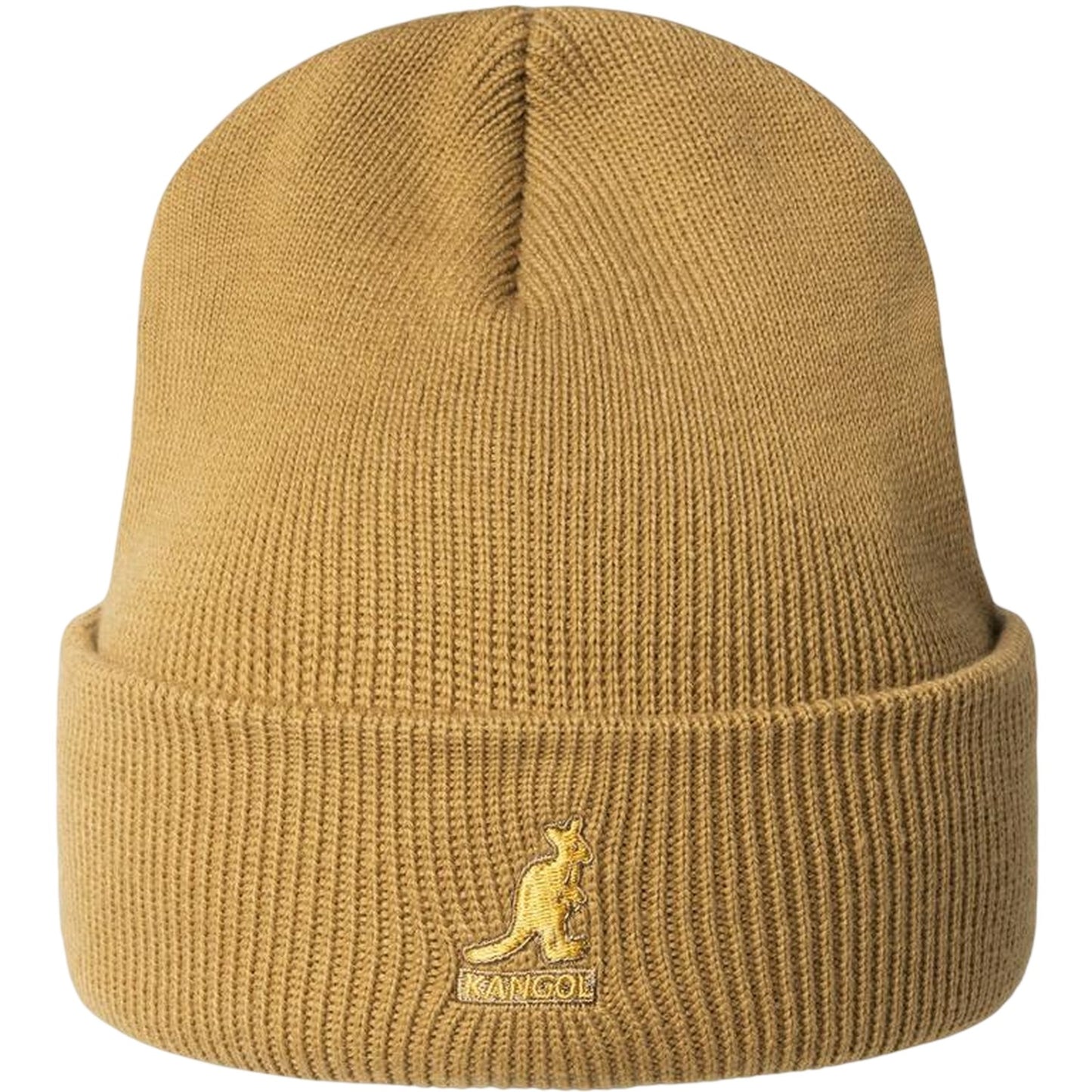 Camel - Back - Kangol Embroidered Logo Acrylic Pull-On Beanie