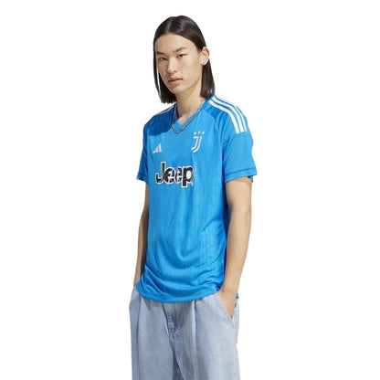 Blue - Side - Adidas Mens Juventus FC Home Jersey