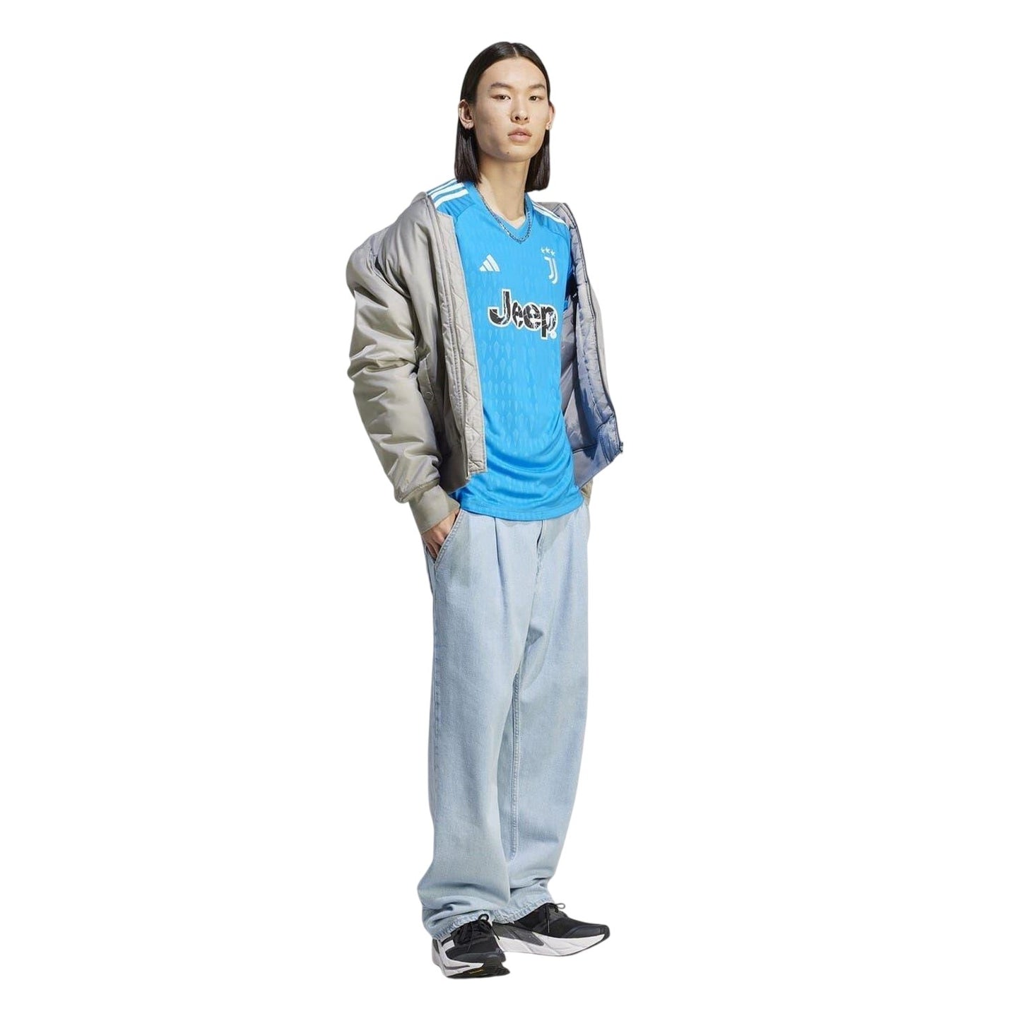 Blue - Pack Shot - Adidas Mens Juventus FC Home Jersey