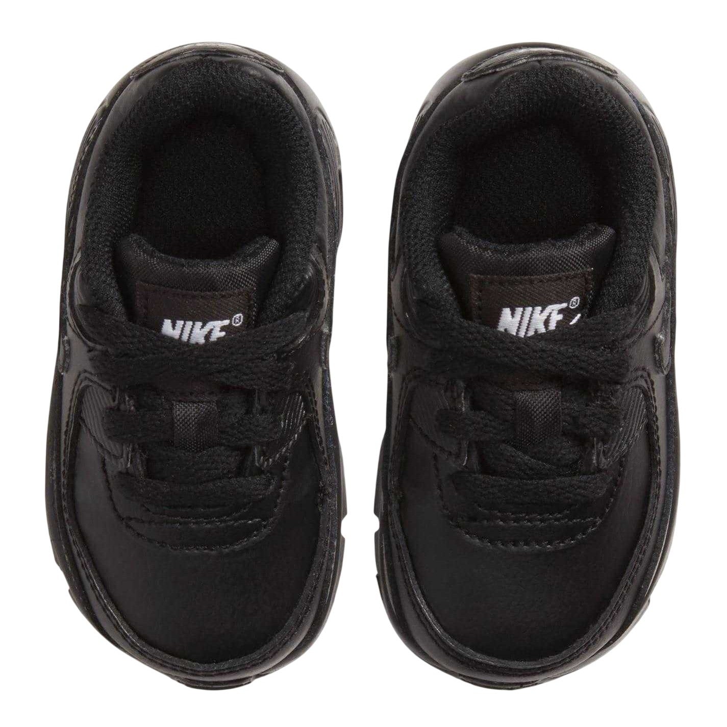Triple Black - Lifestyle - Nike Childrens-Kids Air Max 90 Leather Trainers