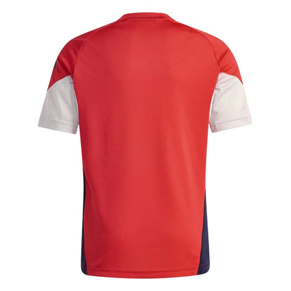 Red-White - Back - Adidas Childrens-Kids 25-26 FC Bayern Munich Jersey