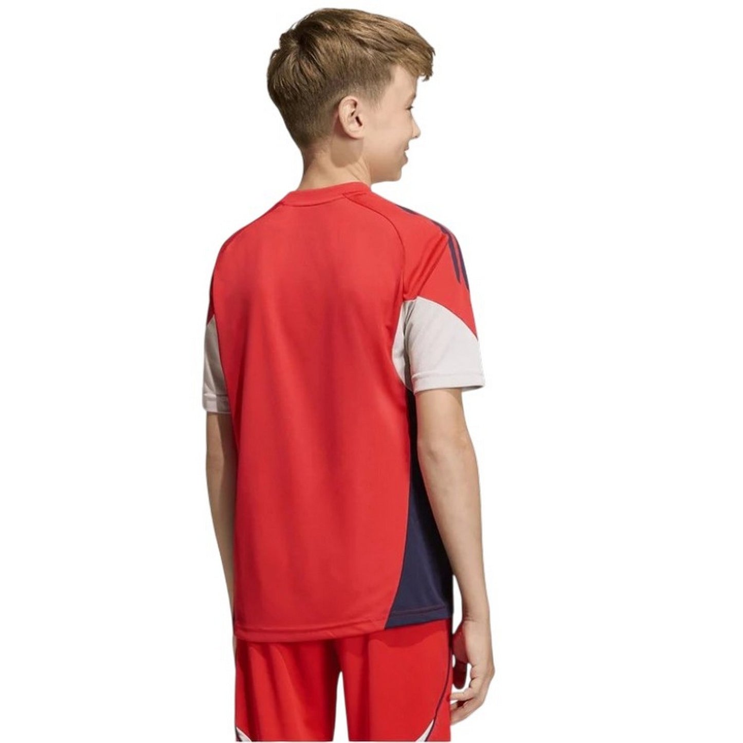 Red-White - Side - Adidas Childrens-Kids 25-26 FC Bayern Munich Jersey