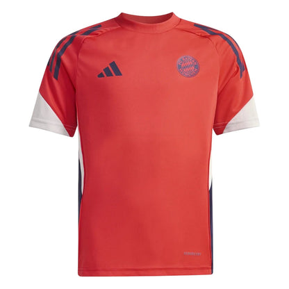 Red-White - Front - Adidas Childrens-Kids 25-26 FC Bayern Munich Jersey