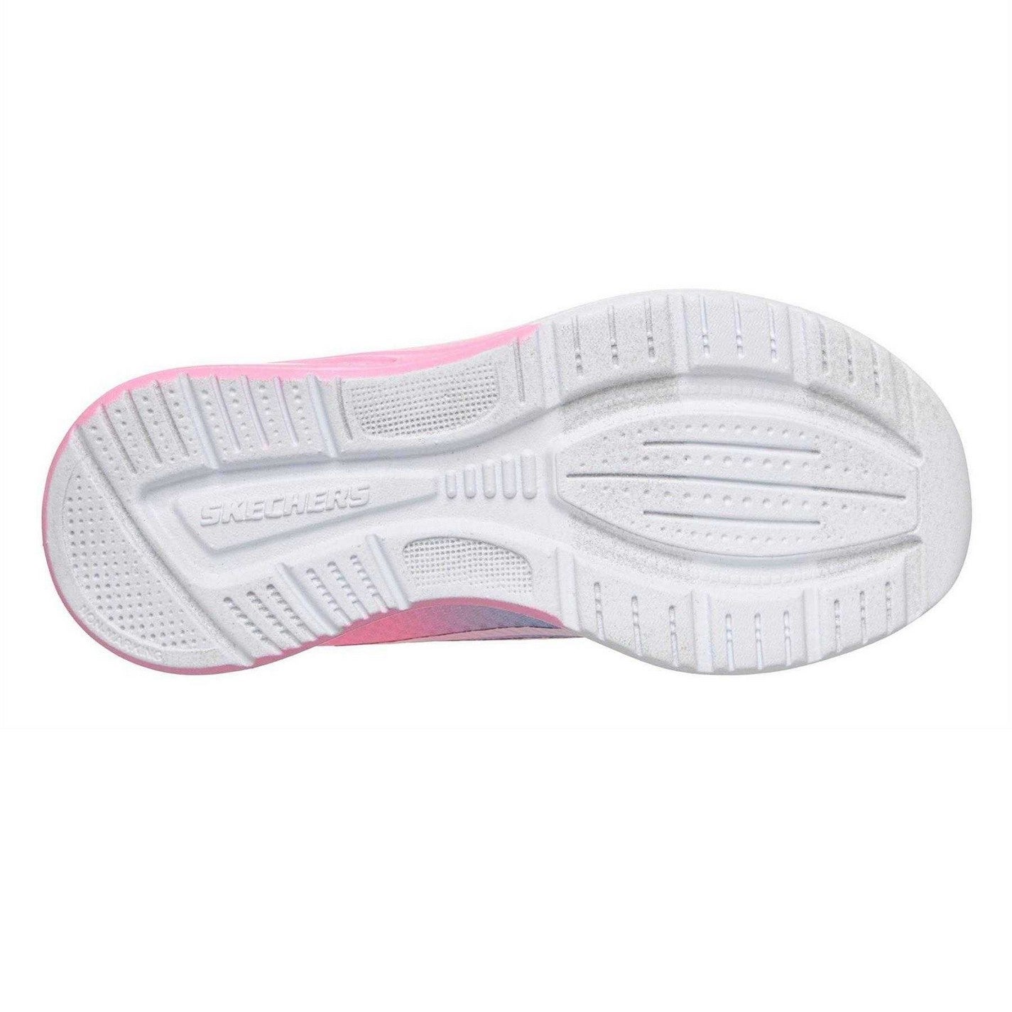 Pink-Purple - Back - Skechers Girls Microspec Max Mesh Trainers