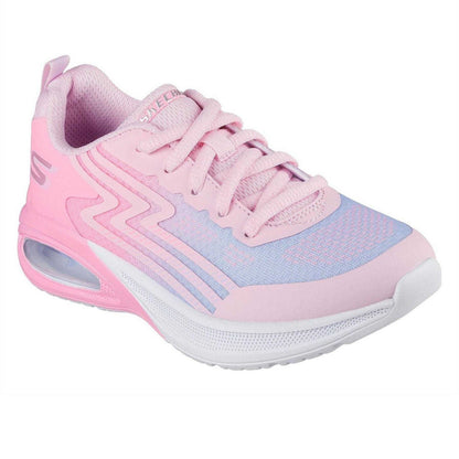 Pink-Purple - Lifestyle - Skechers Girls Microspec Max Mesh Trainers