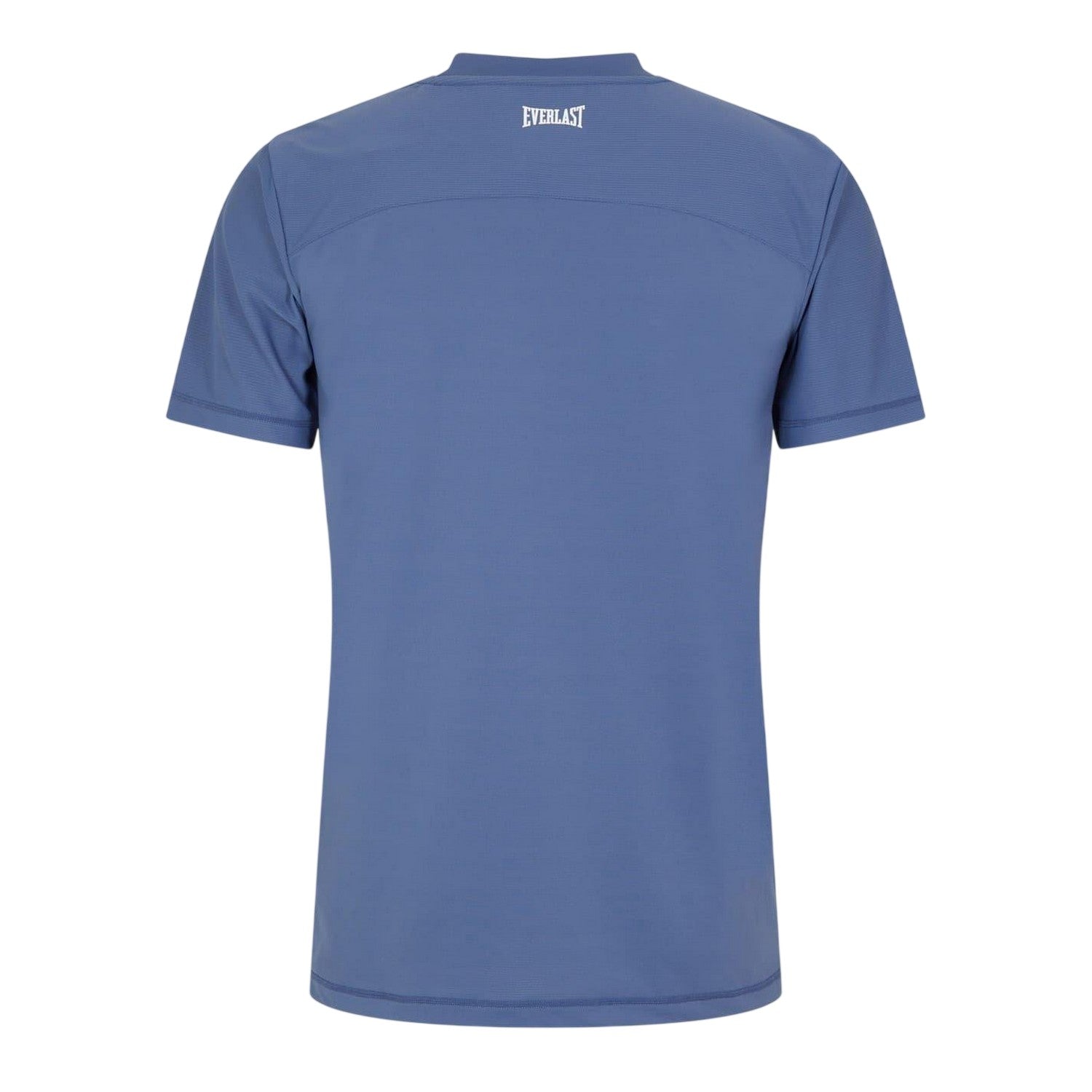 Blue - Back - Everlast Mens Logo Crew Neck Workout T-Shirt