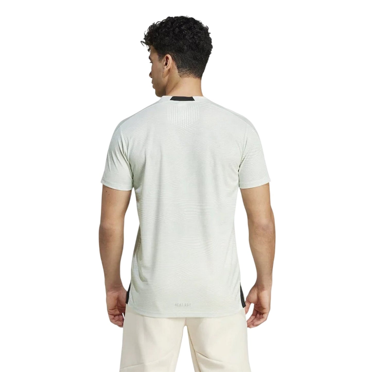 White-Green - Back - Adidas Mens HIIT Heat.Rdy Technology Training T-Shirt