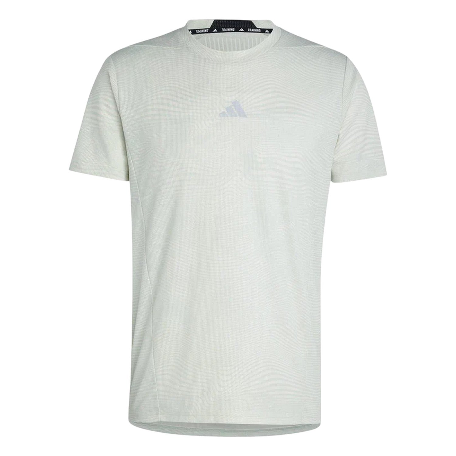 White-Green - Front - Adidas Mens HIIT Heat.Rdy Technology Training T-Shirt