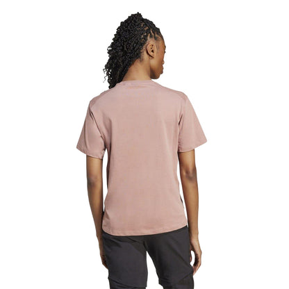 Clay - Back - Adidas Womens-Ladies Terrex Classic Logo T-Shirt