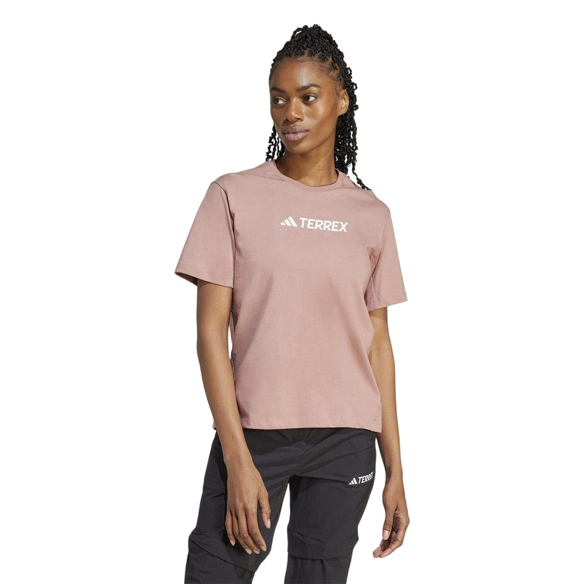 Clay - Lifestyle - Adidas Womens-Ladies Terrex Classic Logo T-Shirt