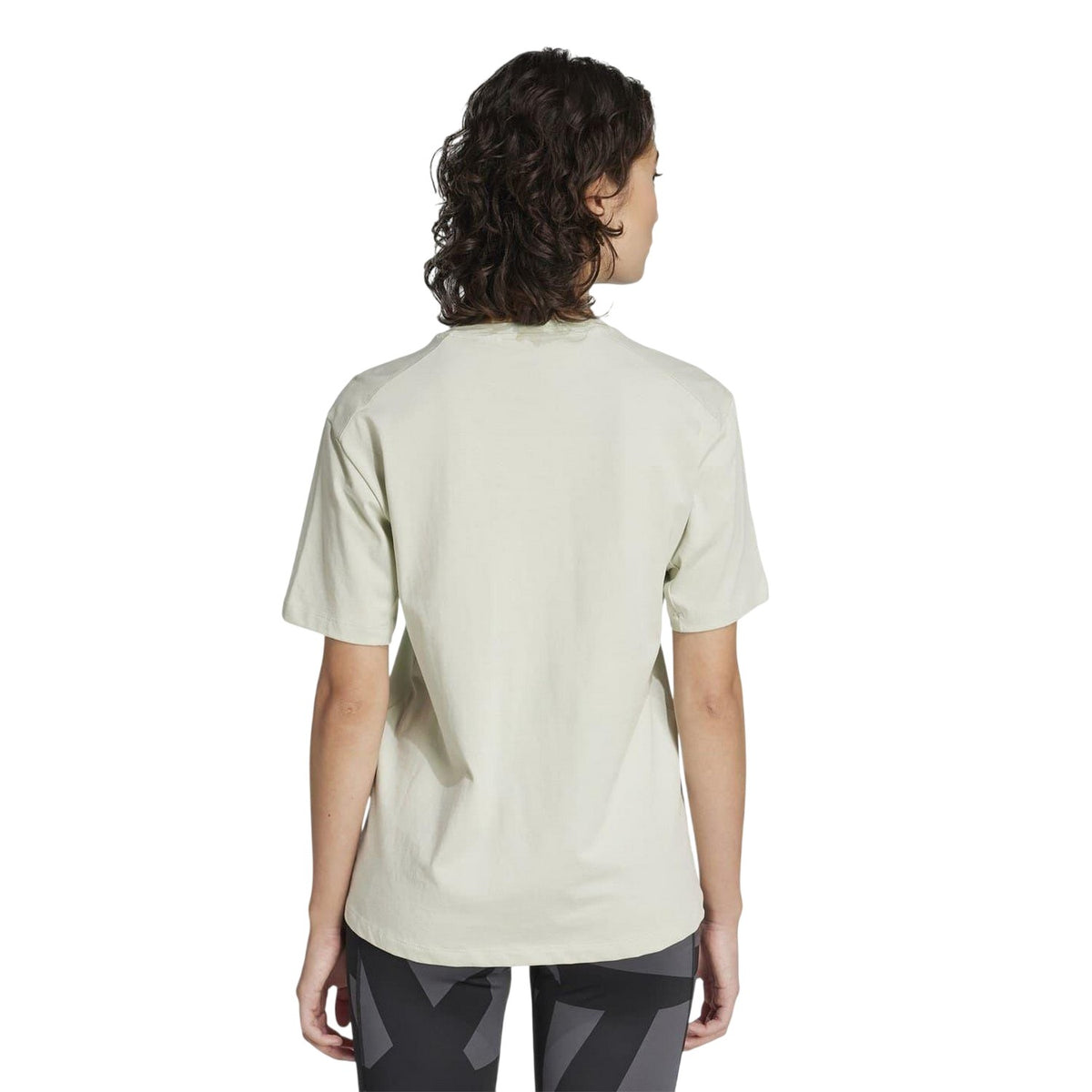 Linen Green - Back - Adidas Womens-Ladies Terrex Classic Logo T-Shirt