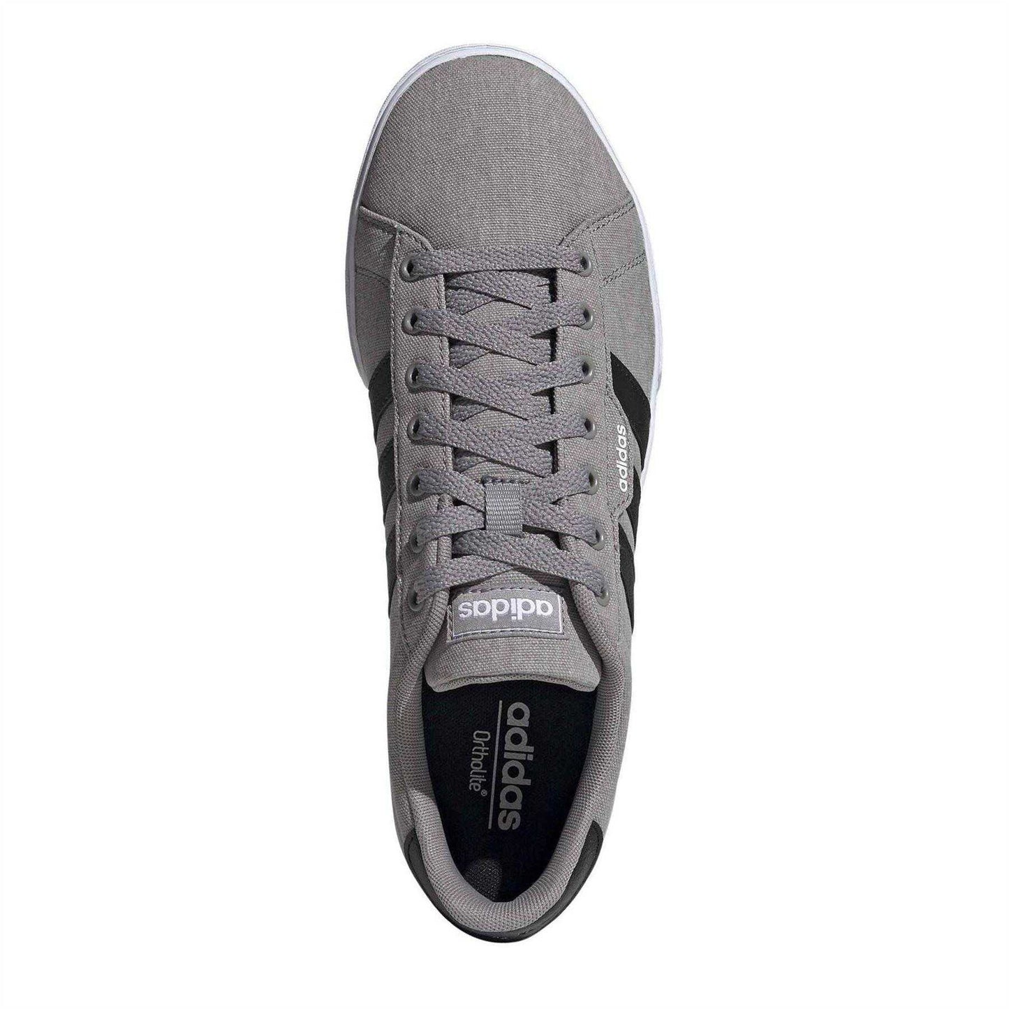 Grey - Lifestyle - Adidas Mens 3.0 Logo Canvas Trainers
