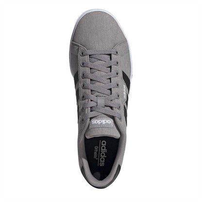Grey - Lifestyle - Adidas Mens 3.0 Logo Canvas Trainers