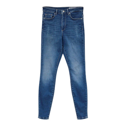 Blue Denim - Front - Vero Moda Womens-Ladies 5 Pockets Skinny Jeans