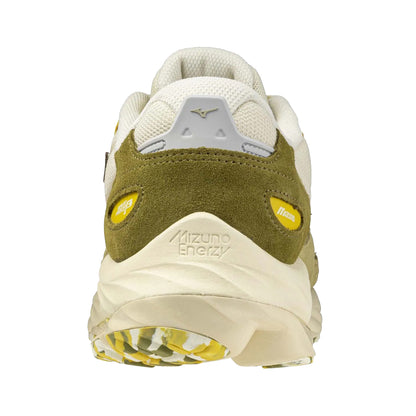 Green - Back - Mizuno Mens Wave Rider Beta Sportstyle Suede Trainers