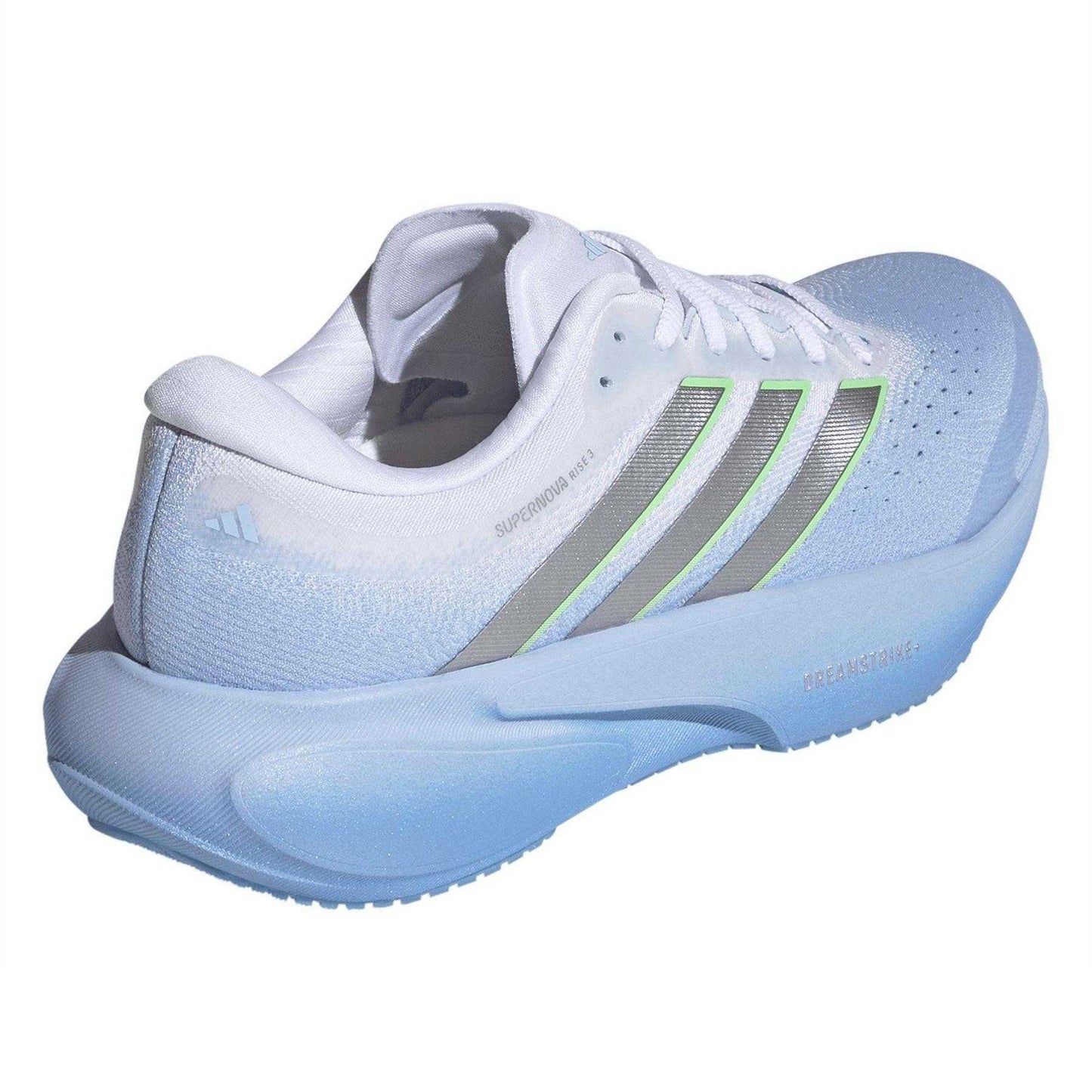 Glow-Silver - Back - Adidas Mens Supernova Rise 3 Shoes