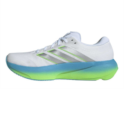 White-Blue-Lime - Side - Adidas Mens Supernova Rise 3 Shoes