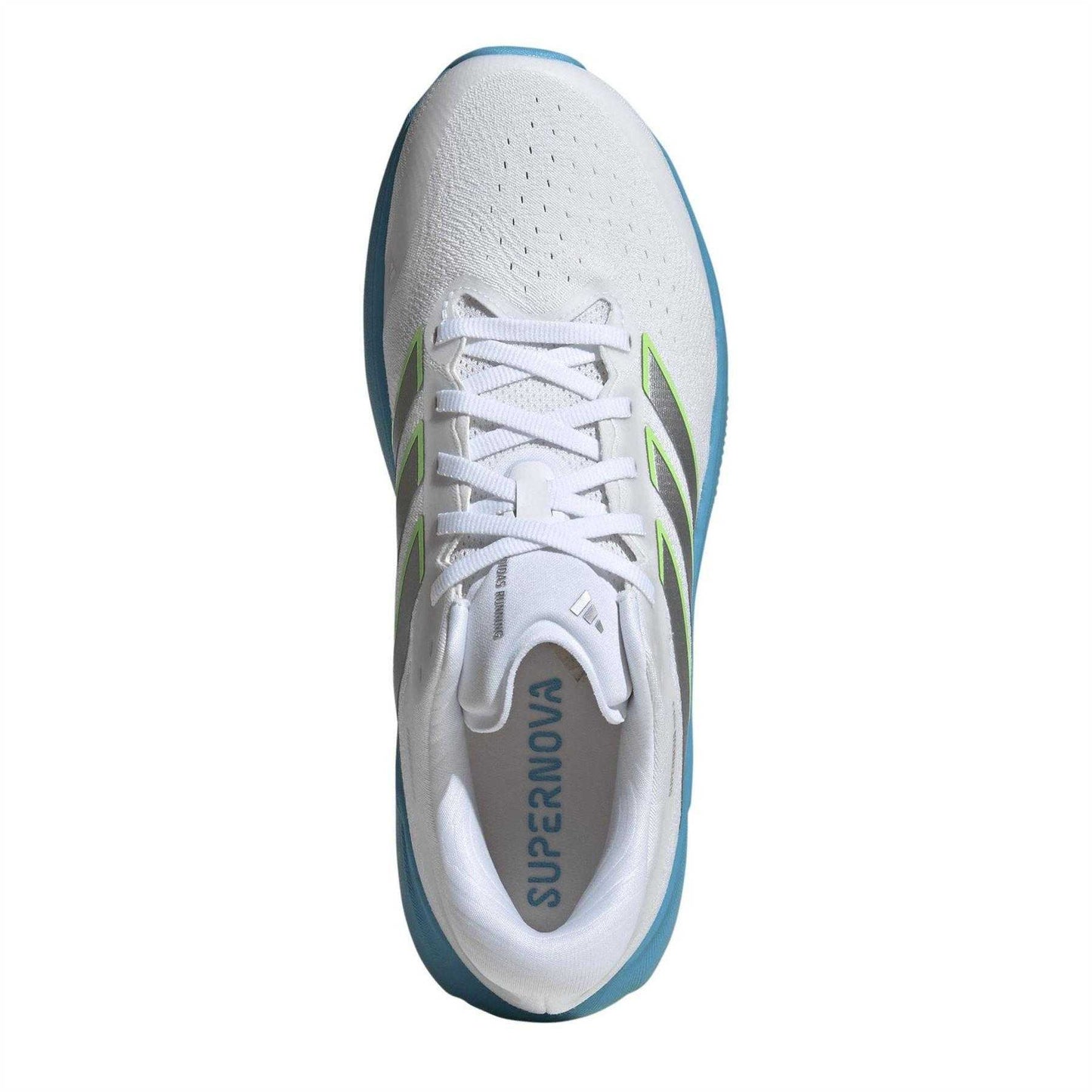 White-Blue-Lime - Lifestyle - Adidas Mens Supernova Rise 3 Shoes