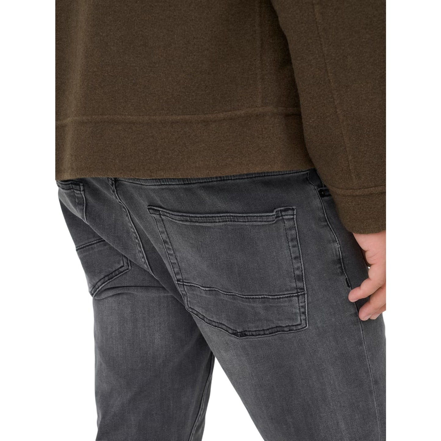 Grey Denim - Lifestyle - Only and Sons Mens Skinny Jeans