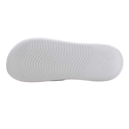 White - Side - Puma Mens Popcat Flat Sliders