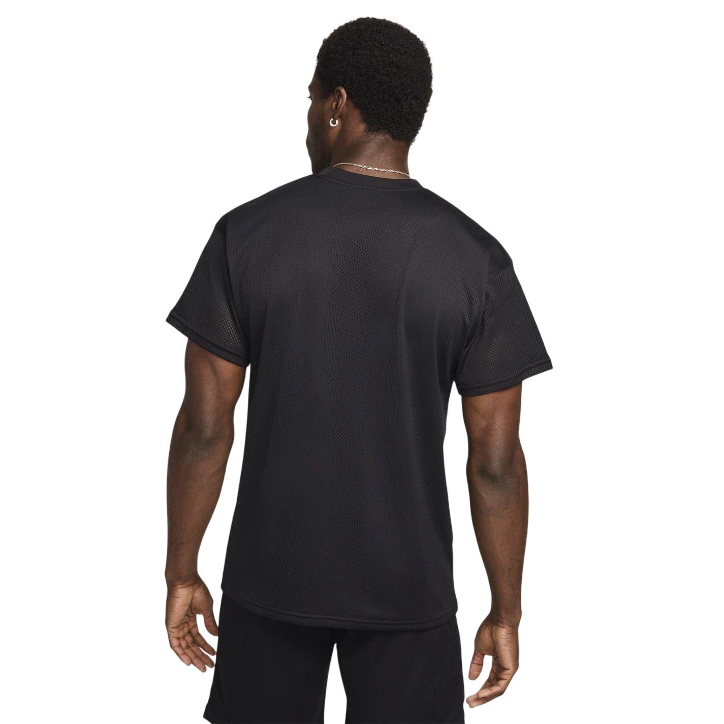 Black - Back - Nike Mens Swoosh Crew Neck Regular T-Shirt