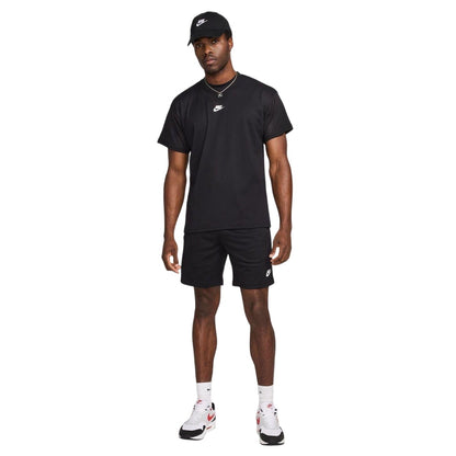 Black - Lifestyle - Nike Mens Swoosh Crew Neck Regular T-Shirt