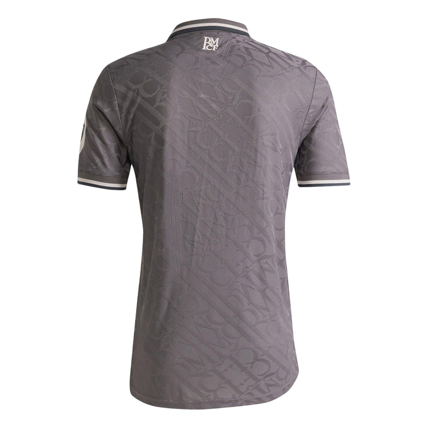 Charcoal - Back - Adidas Mens Real Madrid CF Polo Shirt