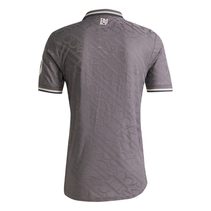 Charcoal - Back - Adidas Mens Real Madrid CF Polo Shirt