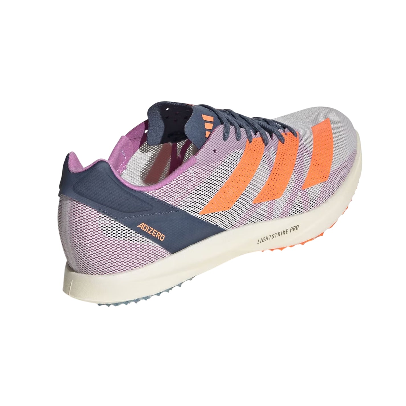 Grey - Back - Adidas Unisex Adult Adizero Running Athletic Shoe Spikes