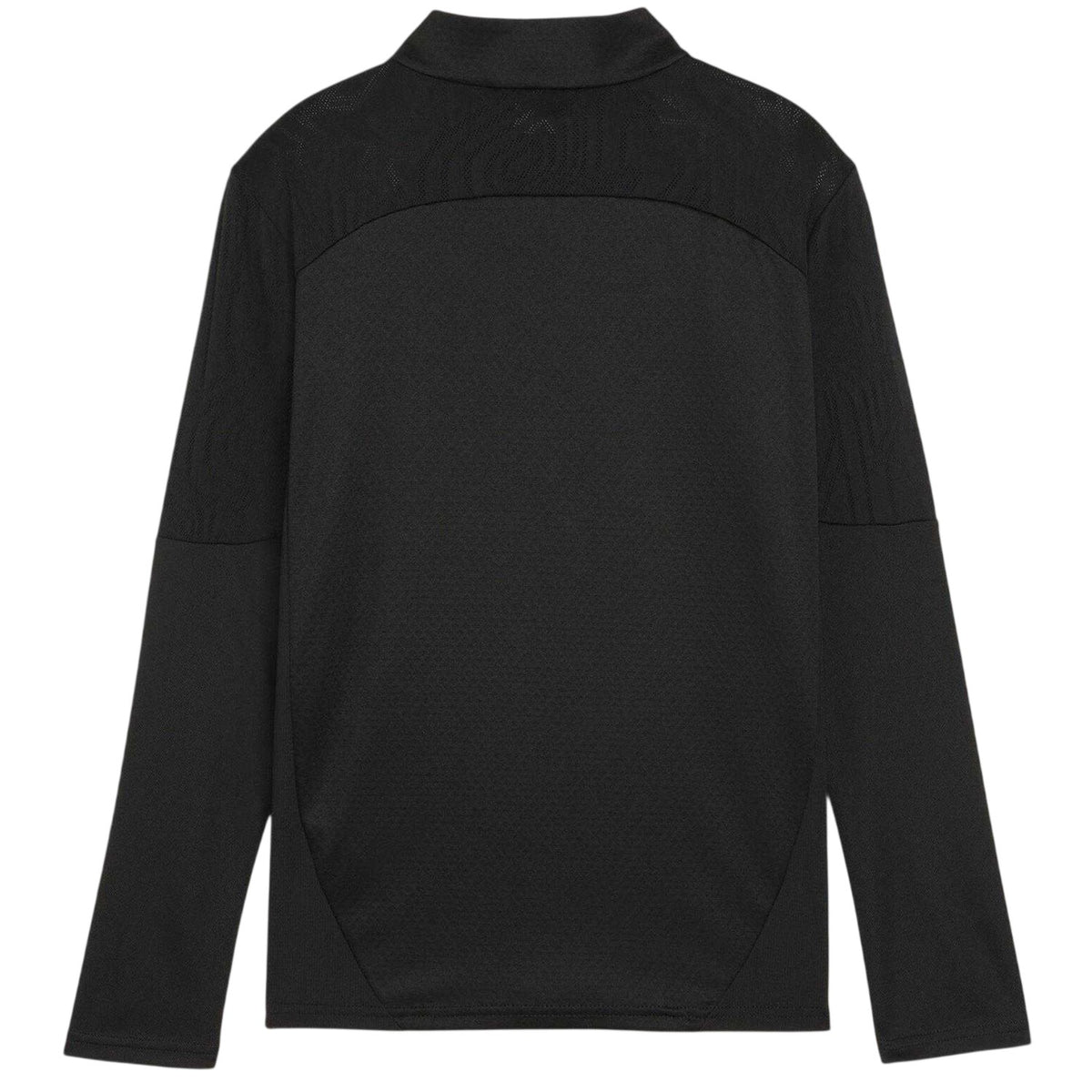 Puma Black - Back - Puma Childrens-Kids Quarter Zip Training Fleece Top