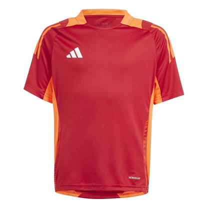 Team Power Red - Front - Adidas Childrens-Kids Tiro 24 T-Shirt