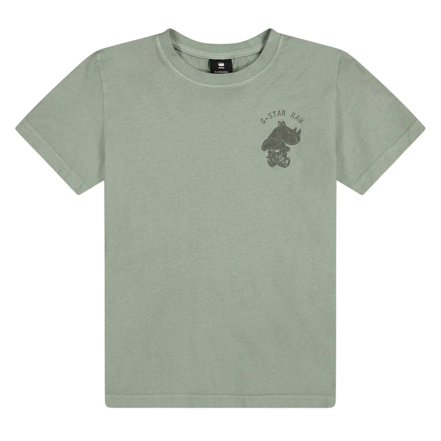 Mercury - Front - G-Star Childrens-Kids Rhinoceros Regular T-Shirt