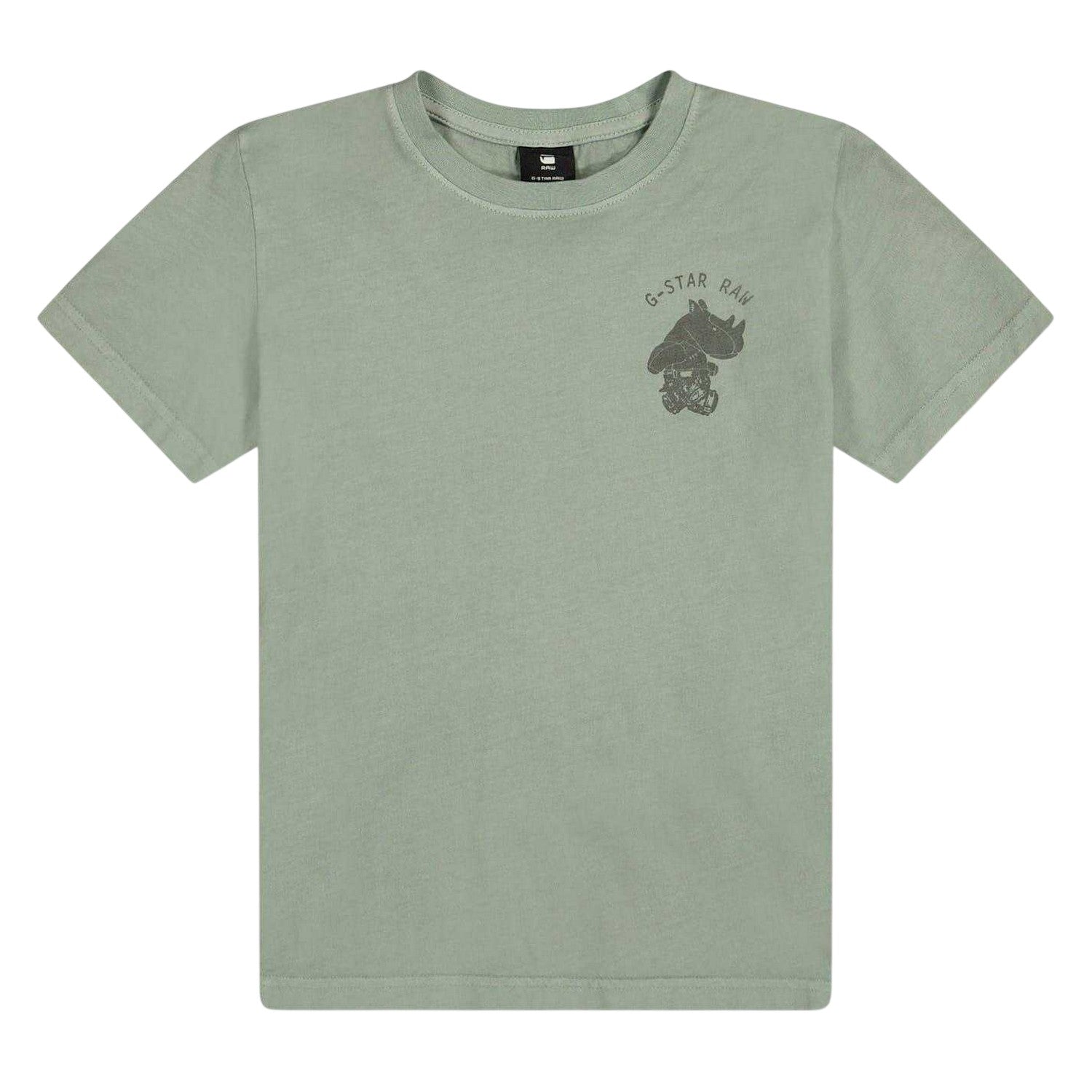 Mercury - Front - G-Star Childrens-Kids Rhinoceros Regular T-Shirt