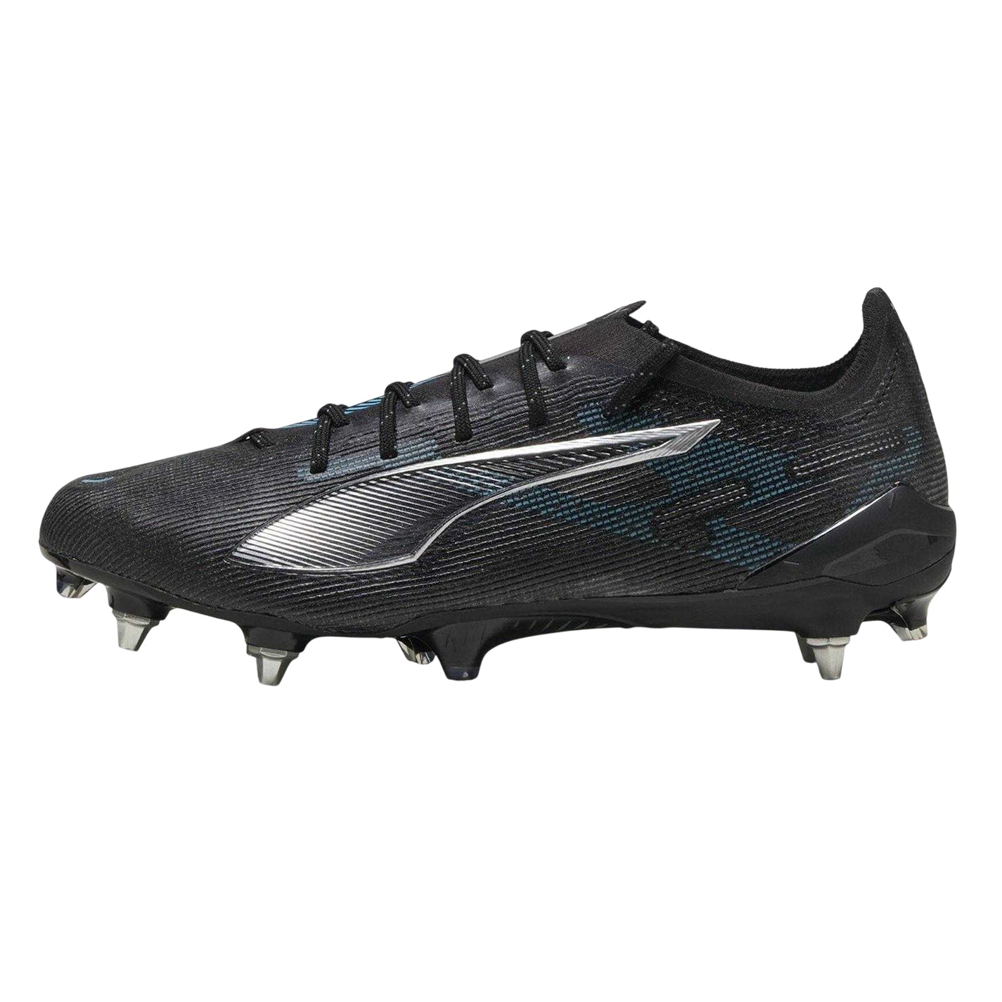 Puma Black - Side - Puma Unisex Adult 5 Ultimate Soft Ground Football Boots