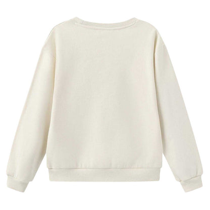 Cream-Pink - Back - Disney Childrens-Kids 1928 Minnie Mouse Sweatshirt