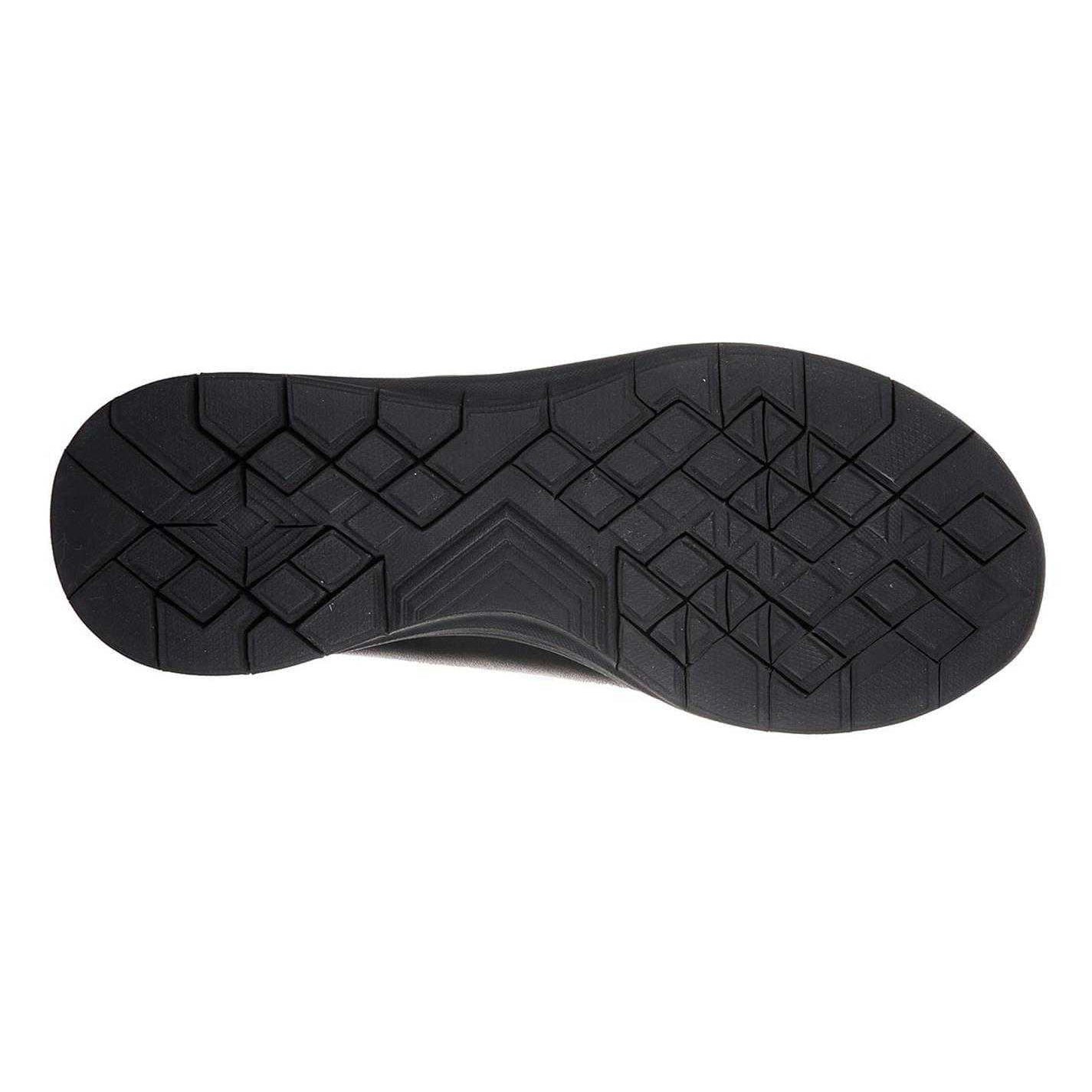 Black - Back - Skechers Womens-Ladies Elite Status Leather Trainers