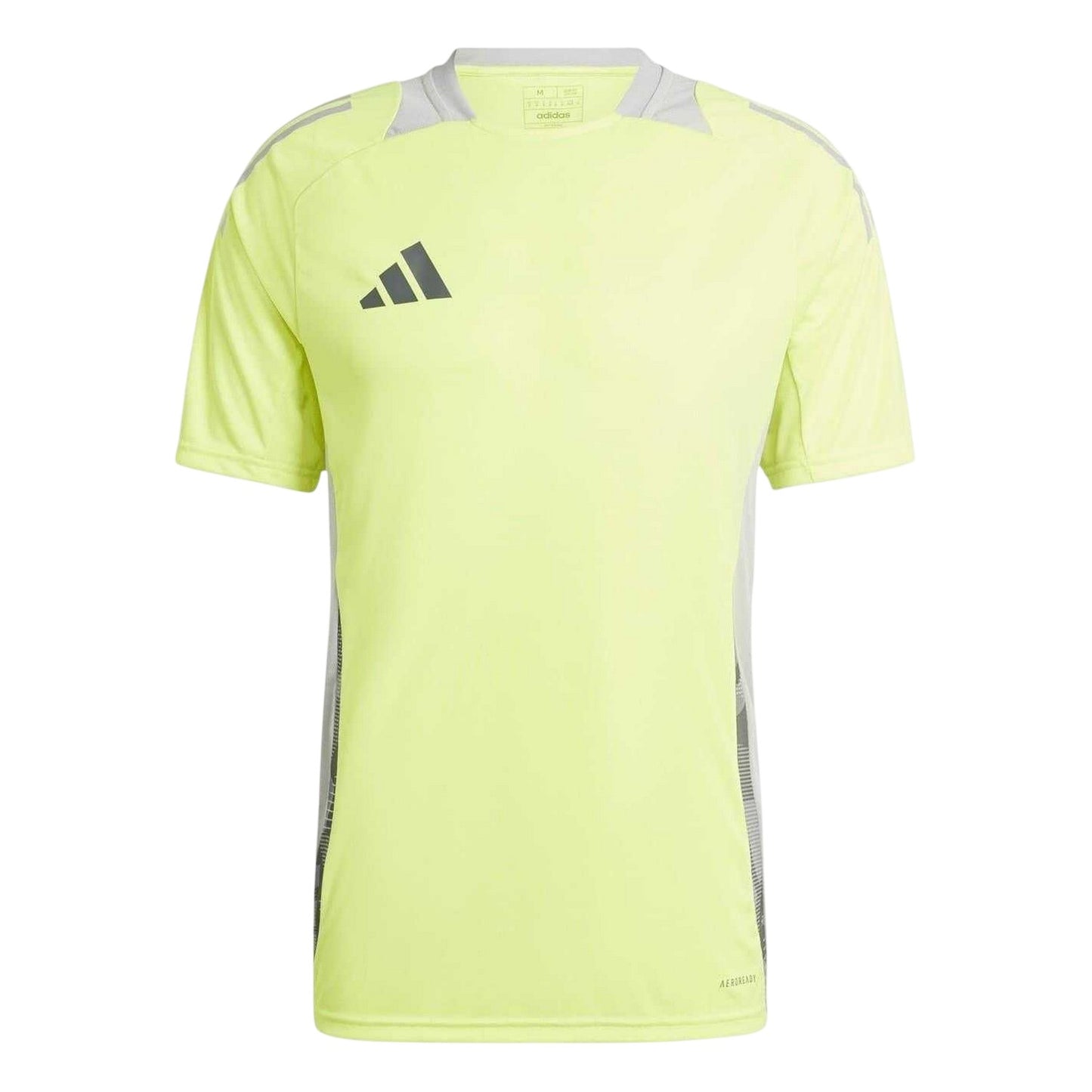 Solar Yellow-Grey - Front - Adidas Mens Tiro 25 Competition Training T-Shirt